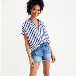 Madewell Striped Button Down Shirt